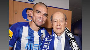 Pepe recorda Pinto da Costa nas suas redes sociais