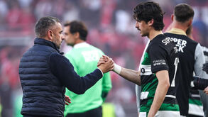 «Não ganhámos nada»: Rui Borges mete gelo na euforia do Sporting