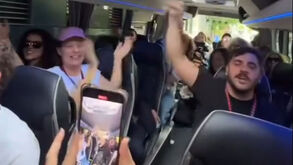 NAPA cantaram marcha do Marítimo no caminho para a 1.ª semifinal da Eurovisão 