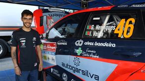 Gonçalo Henriques à partida para o Rali Portugal de 2025