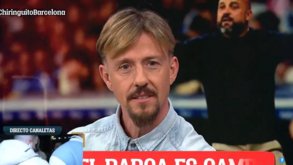 Guti não escondeu a 'azia' na hora de felicitar o Barcelona pelo título 