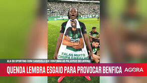 Quenda e Debast castigados e de fora da Supertaça com o Benfica