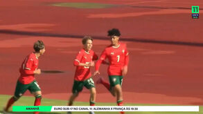 Os dois golos do filho de Cristiano Ronaldo na vitória dos Sub-15 de Portugal