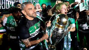 Por dentro do bicampeonato: as imagens nunca vistas da festa do Sporting