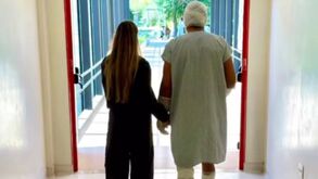 Lúcio partilha imagem no hospital após ter ficado com 18% do corpo queimado