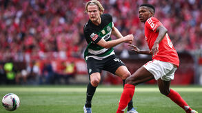 Hjulmand  e Florentino em ação na Luz