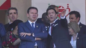 Rui Costa com Luís Montenegro