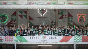 As melhores imagens da festa do Sporting no Jamor após a conquista da Taça de Portugal