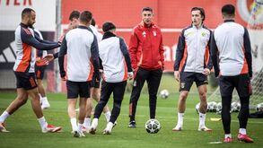 Treino do Benfica no Seixal