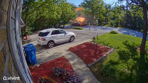 Vídeo capta momento em que carrinha explode enquanto circulava em bairro nos EUA 