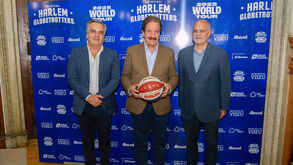 A apresentação do regresso dos Harlem Globetrotters a Viseu