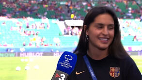 Prometeu e cumpriu: Kika Nazareth deu entrevista em catalão e recebeu elogios
