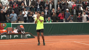 O ponto que deu a histórica vitória a Henrique Rocha em Roland Garros