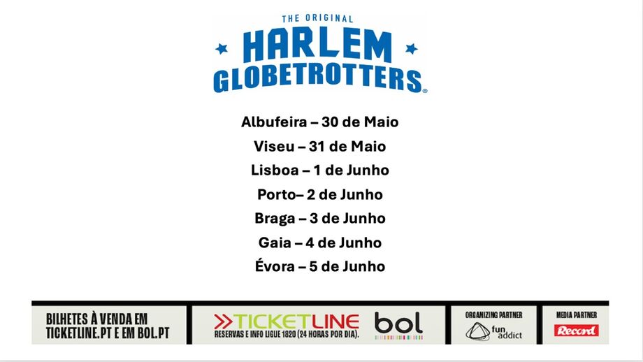 Calendário Globetrotters