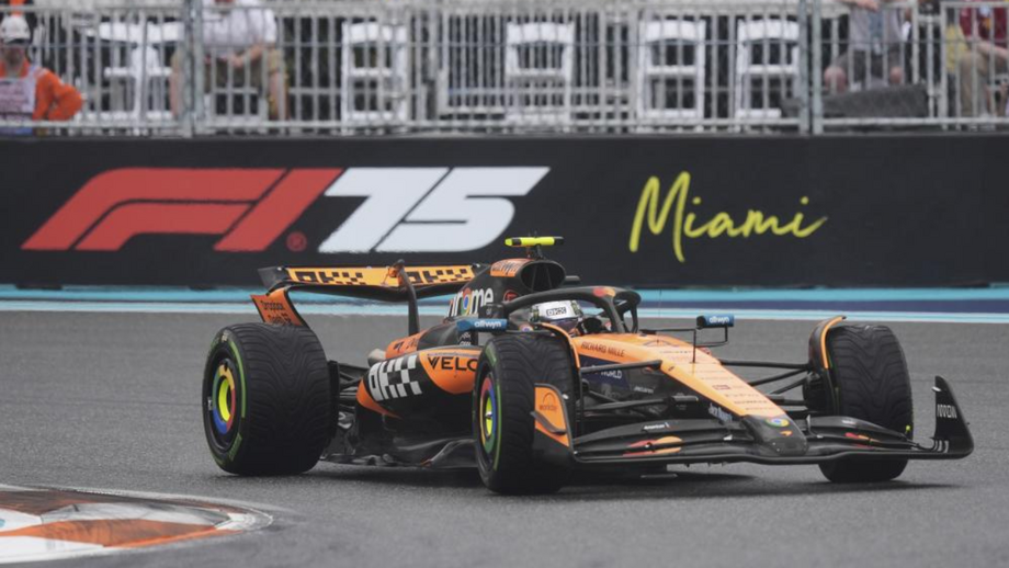 Lando Norris durante a corrida de sprint do GP de Miami