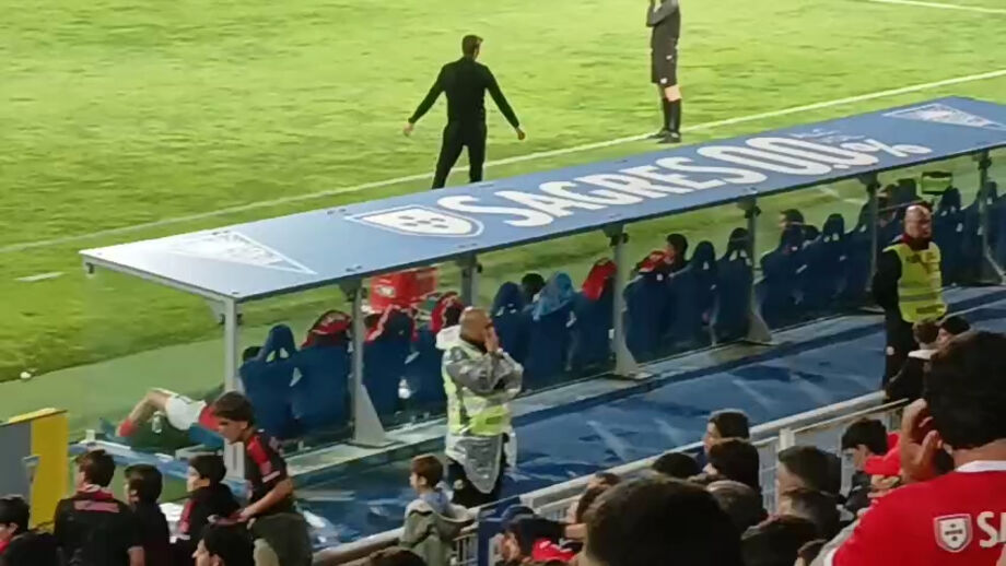 Treinador do Benfica não escondeu insatisfação