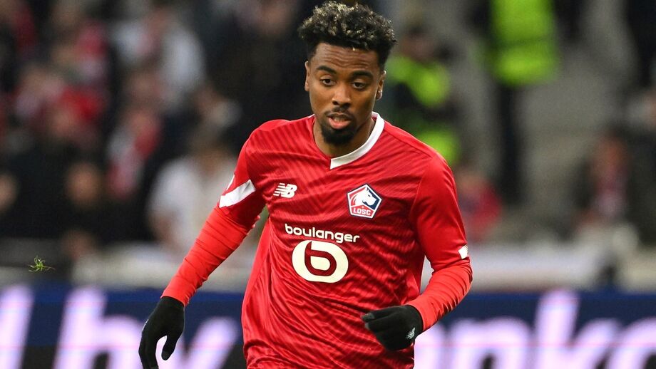 Angel Gomes em ação no Lille