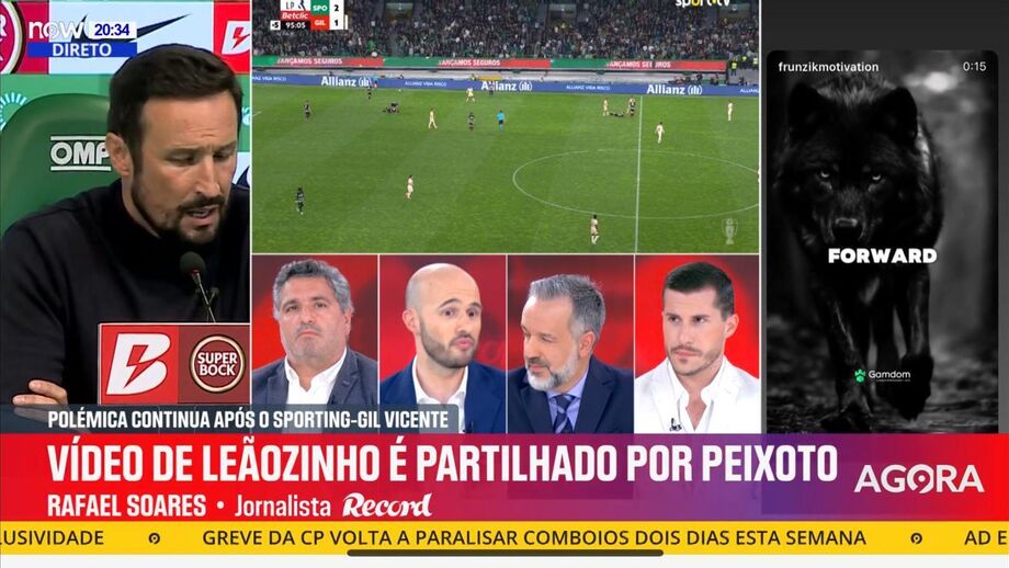 'Record na Hora' no canal Now derrota Rui Santos na CNN Portugal