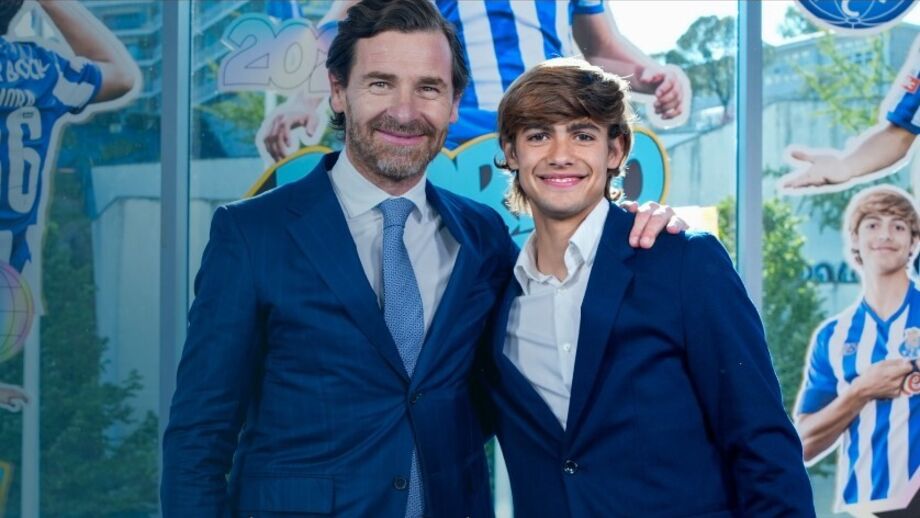 Villas-Boas com Rodrigo Mora