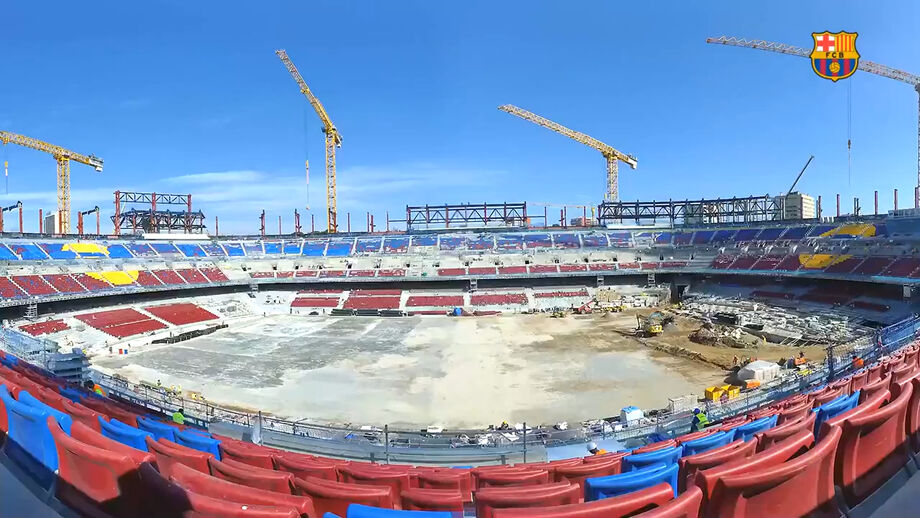 Blaugranas partilharam vídeo nas redes sociais no qual mostram que o processo está bastante avançado