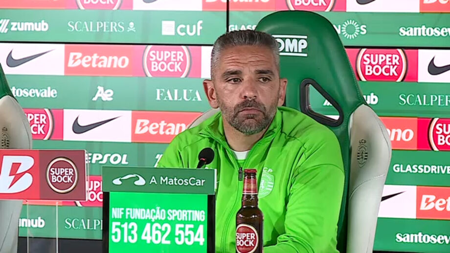 Treinador do Sporting não esconde relevância do dérbi no seu percurso