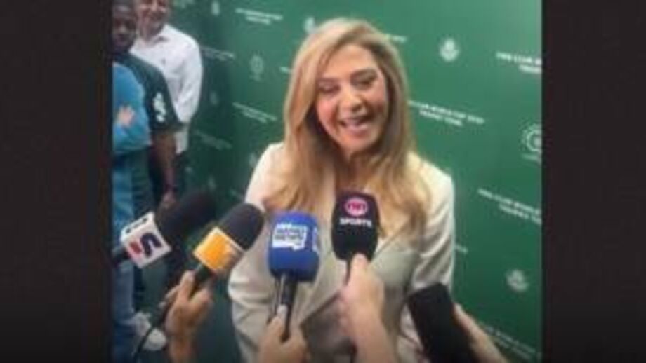 Leila Pereira comentou recentes rumores que colocavam CR7 na rota do Verdão