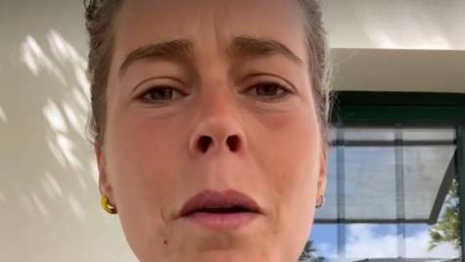 Gesto da apresentadora durante o dérbi, no Estádio da Luz, gerou fortes reações nas redes sociais