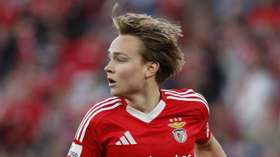 Schjelderup, jogador do Benfica