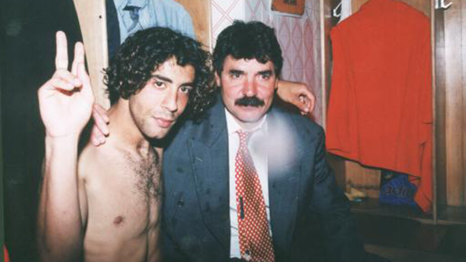 Rui  Costa foi dos  mais efusivos  no balneário  do 1.º de Maio