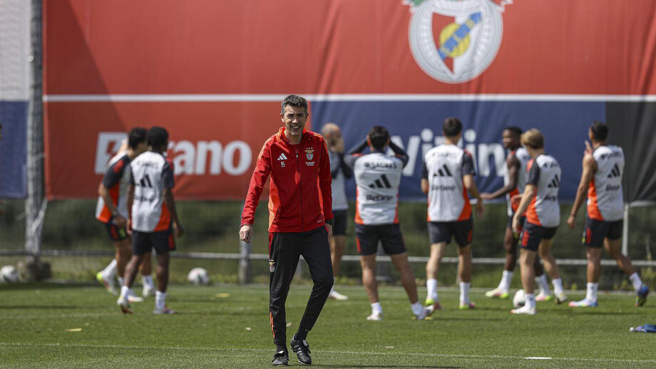 Bruno Lage in training