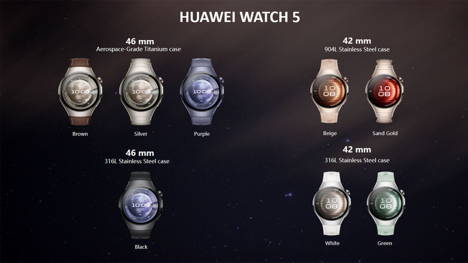 As 8 opções disponíveis