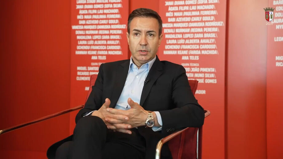 Presidente do Sp. Braga reforça ambição tendo em vista a sua candidatura