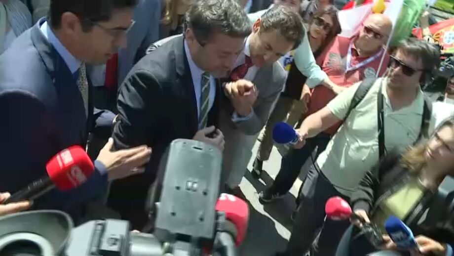Esta quinta-feira, no dia em que regressou à campanha eleitoral