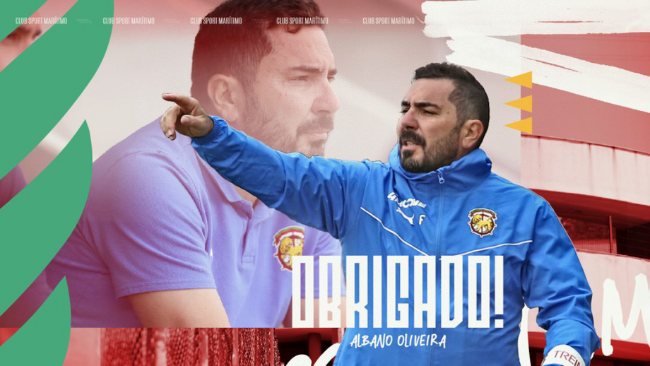 Oficialização da saída de Albano Oliveira do Marítimo
