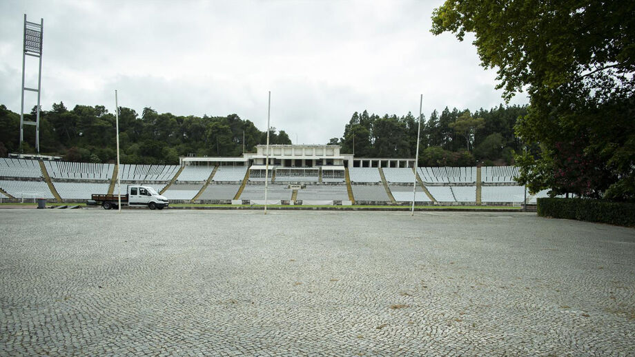 O Estádio do Jamor, palco do Benfica-Sporting