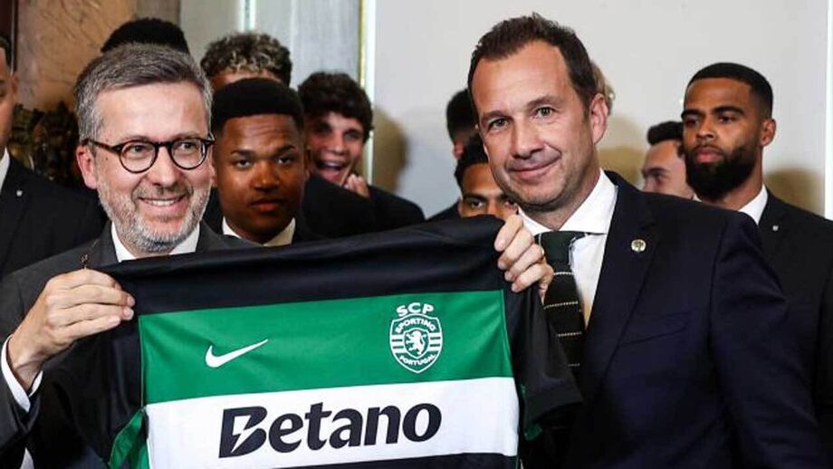 Carlos Moedas e Frederico Varandas na CML, em maio do ano passado