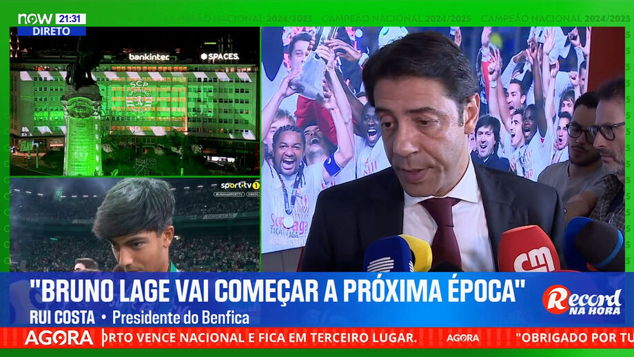 Presidente do Benfica comenta conquista do rival