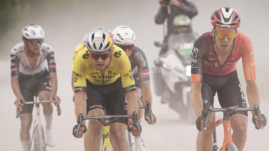 Wout van Aert no 'sterrato'