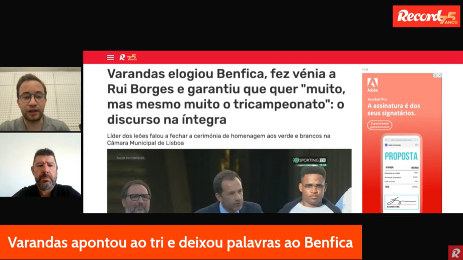 A análise aos temas que marcam a atualidade desportiva