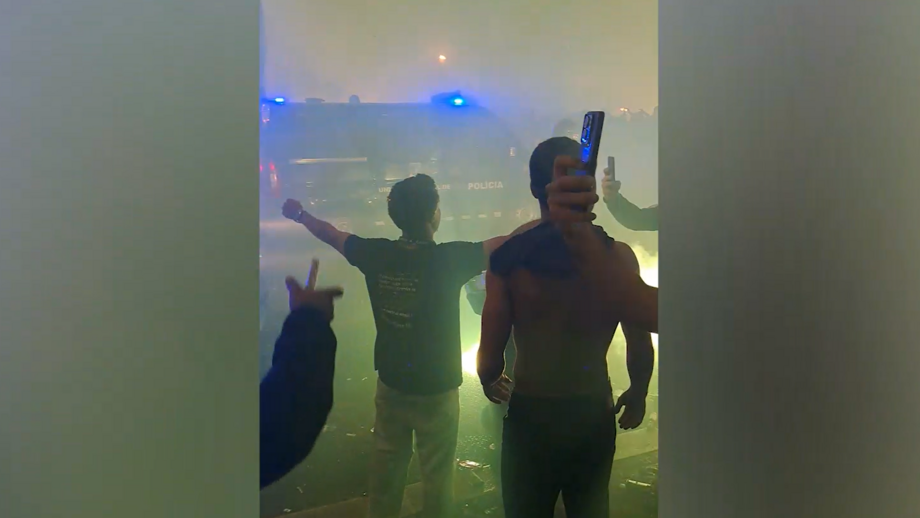 Noite de tensão em Lisboa; adepto leonino foi atingido com uma bala de borracha e ficou cego do olho esquerdo