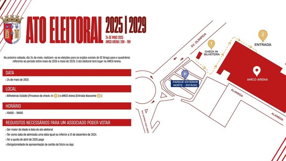 Eleições no Sp. Braga