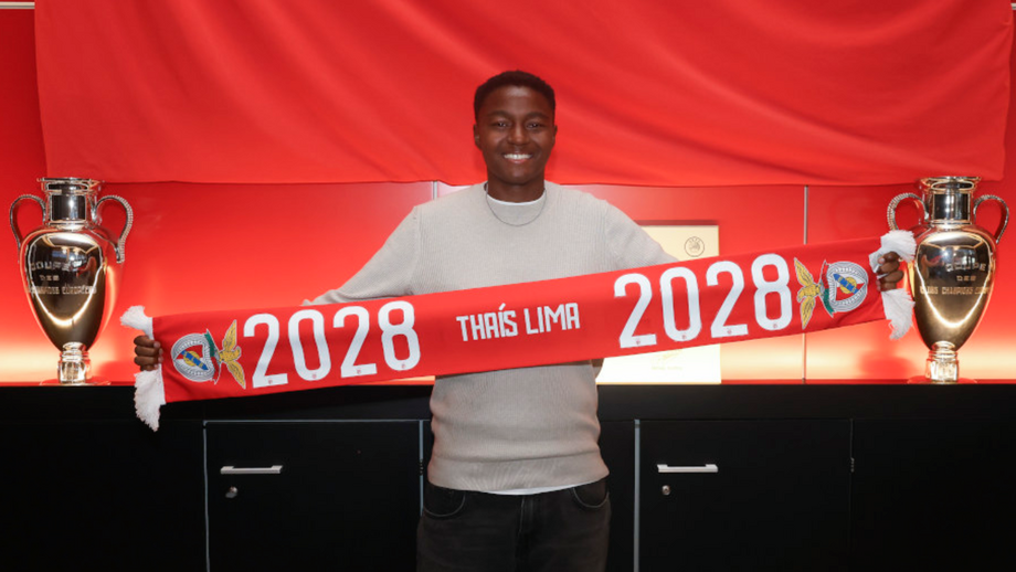 Thaís Lima assinou contrato profissional com a equipa feminina do Benfica