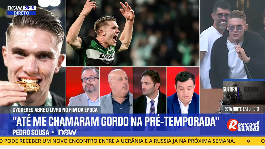 Pedro Sousa, comentador do Now, antecipa transferência do avançado do Sporting