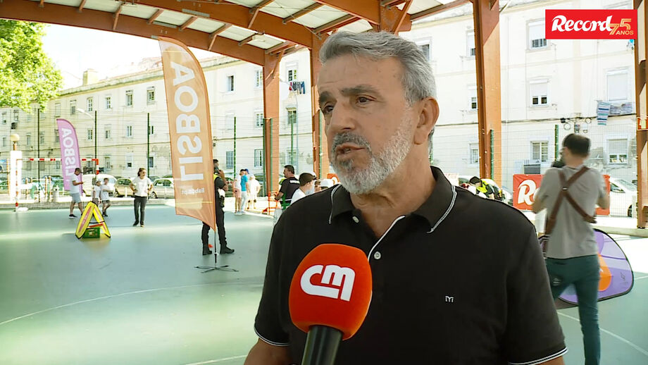 O ex-futebolista é um dos embaixadores do projeto levado a cabo pela Gebalis, juntamente com o Record e a CM Lisboa