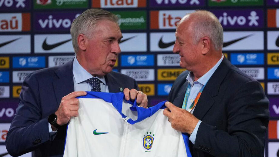 Carlos Ancelotti apresentado como selecionador do Brasil