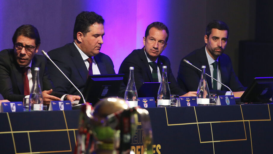 Rui Costa e Frederico Varandas na Cimeira dos Presidentes em novembro de 2024