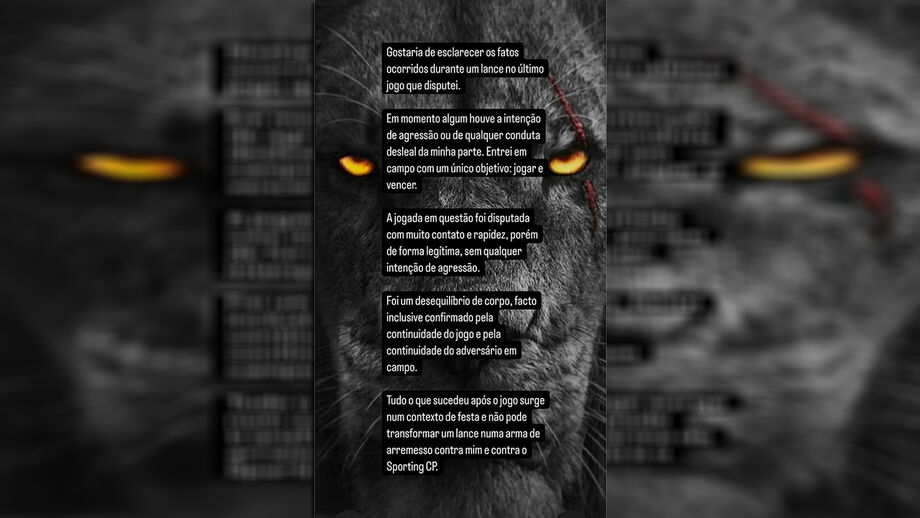 A mensagem de Matheus Reis