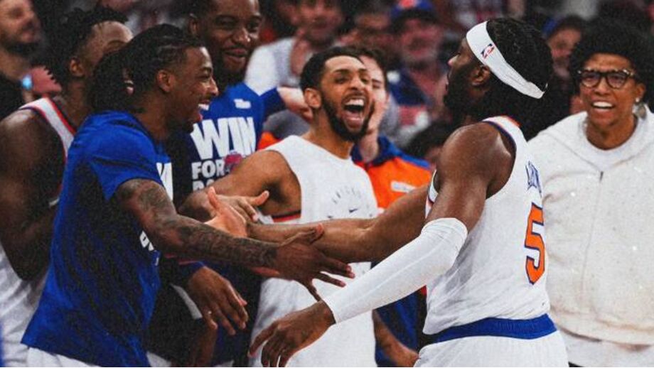 Knicks celebram vitória sobre Indiana Pacers no jogo cinco