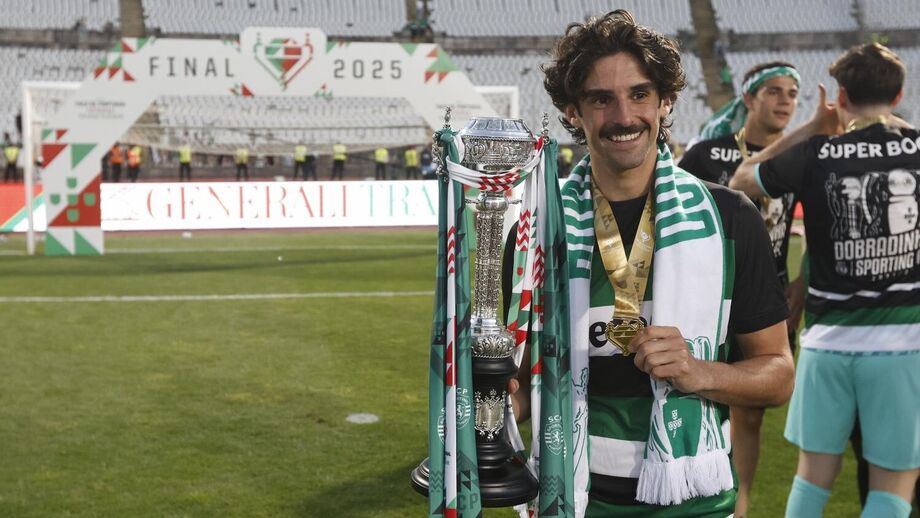 Trincão celebrou conquista da Taça de Portugal