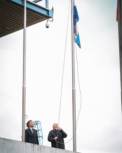 O hastear da bandeira